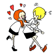 High School Girls Kou 2 sticker #12294928