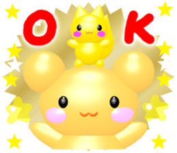 3D "KING from ANDREA" Twinkle Star sticker #12295315