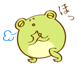 Very Cute Round Frog sticker #12295397