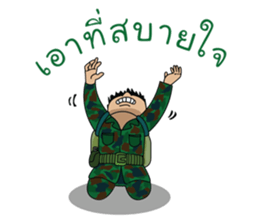 Funny Army sticker #12295586