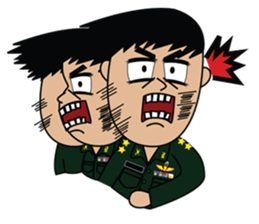 Funny Army sticker #12295589