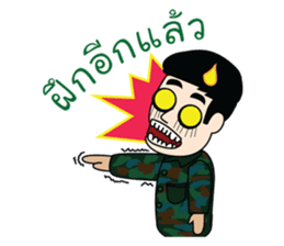 Funny Army sticker #12295591