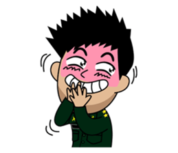 Funny Army sticker #12295607