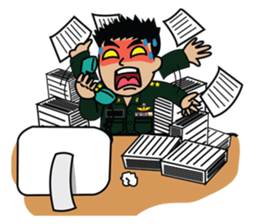 Funny Army sticker #12295608