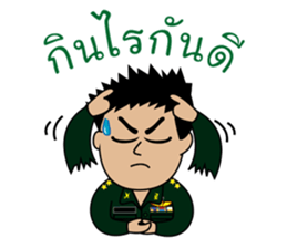 Funny Army sticker #12295612