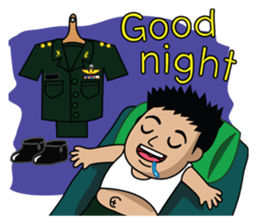 Funny Army sticker #12295619