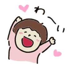 Cute girl in japan sticker #12295746