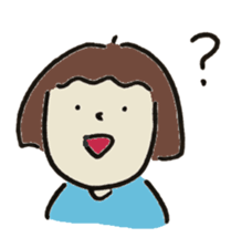 Cute girl in japan sticker #12295747