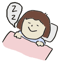 Cute girl in japan sticker #12295765