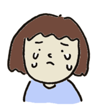 Cute girl in japan sticker #12295768