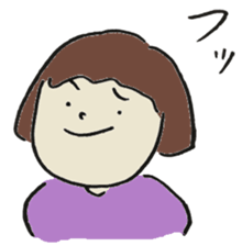 Cute girl in japan sticker #12295778