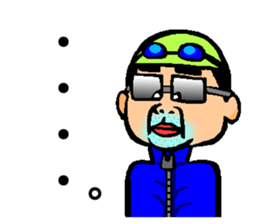 Swimming ordinary matter frequently sticker #12296019