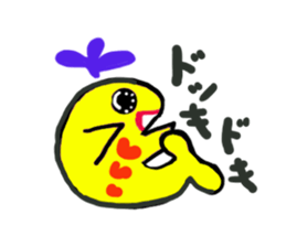 Sticker of the pink whale sticker #12296536