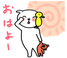 Sticker of Pretty dog sticker #12297022