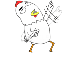 Beachy Chicky sticker #12297154