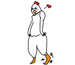 Beachy Chicky sticker #12297174