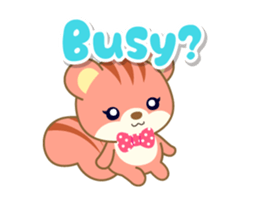 Sticker of a squirrel!<English> sticker #12297963