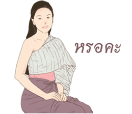 Siam women sticker #12297999