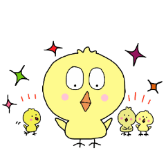 Family of a lovely chick