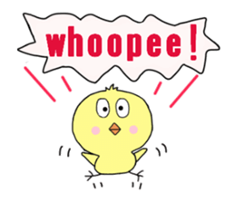 Family of a lovely chick sticker #12298023