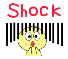 Family of a lovely chick sticker #12298024