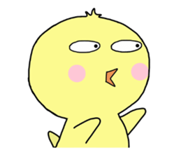 Family of a lovely chick sticker #12298049