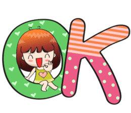Ha-ni [A little cute girl] sticker #12298490