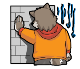 Brown Wolf sticker #12298568