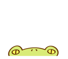[Animated Stickers] Very Cute Round Frog sticker #12299608
