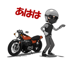 Ride naked bike animation sticker #12299760