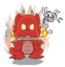 Mafai the dragon (SD version) sticker #12299796