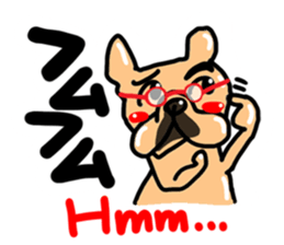French bulldog family6 sticker #12300609