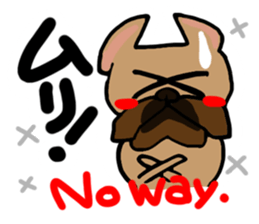 French bulldog family6 sticker #12300614