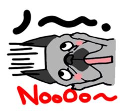 French bulldog family6 sticker #12300615