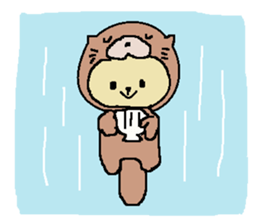 Daily life of a naughty kitten3 sticker #12300697