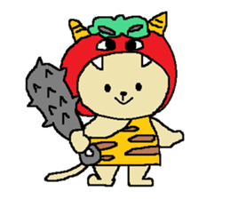 Daily life of a naughty kitten3 sticker #12300699