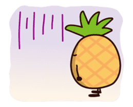 Moving pineapple! Pineappoh sticker #12300745