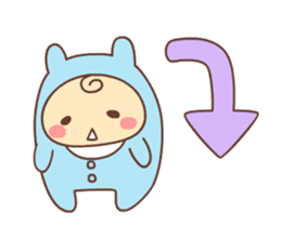 The baby sticker collection on the Move sticker #12301156