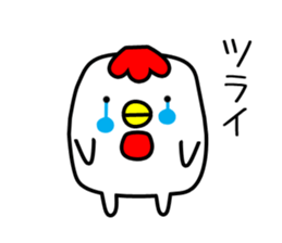 Chicken with no asset sticker #12301197