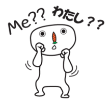 It's Carrot Dude sticker #12301224