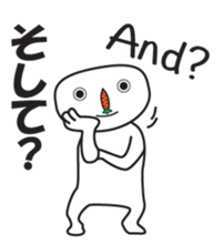 It's Carrot Dude sticker #12301237