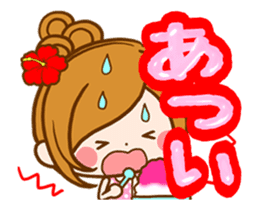 Leisurely a girlfriend Summer memory sticker #12301249