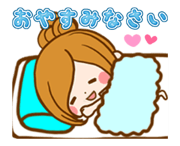 Leisurely a girlfriend Summer memory sticker #12301260