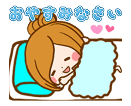 Leisurely a girlfriend Summer memory sticker #12301260