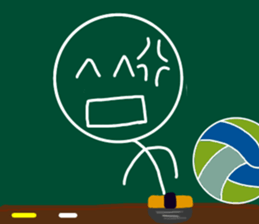 Let's go Volleyball team2 sticker #12301315