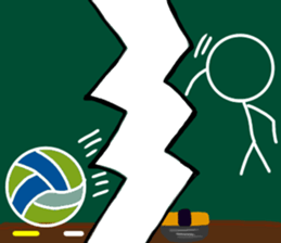 Let's go Volleyball team2 sticker #12301338