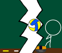 Let's go Volleyball team2 sticker #12301340