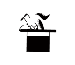 hat bow-tie boy3 sticker #12301665