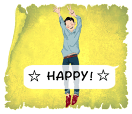 Conversation of man.3 sticker #12302508