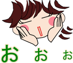 colleg girl sticker #12302581